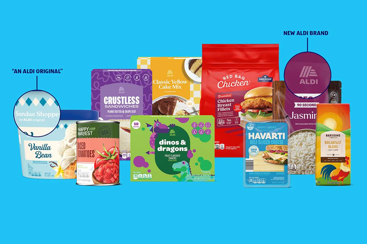 Aldi Rolls Out Largest Packaging Refresh to Date, Elevates Store Brand Identity