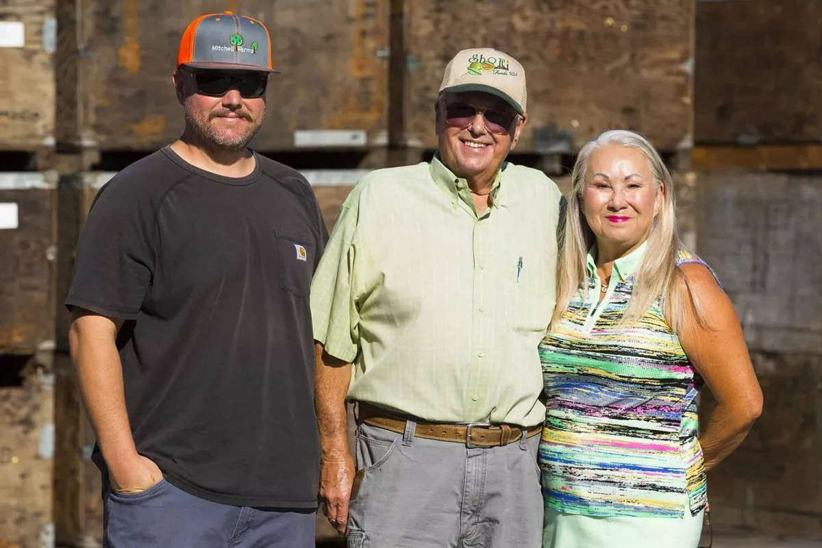 The Mitchell family: Neil, Sandy and son, Joe.