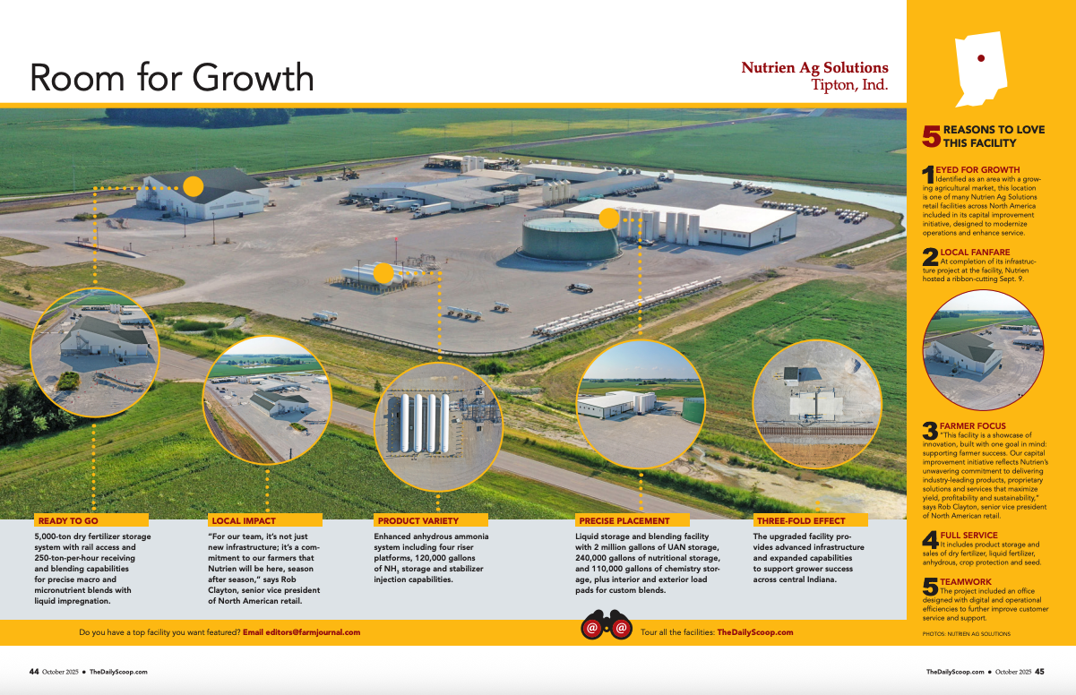 The Scoop October 2025 Facility Feature Nutrien Ag Solutions, Tipton, Ind.