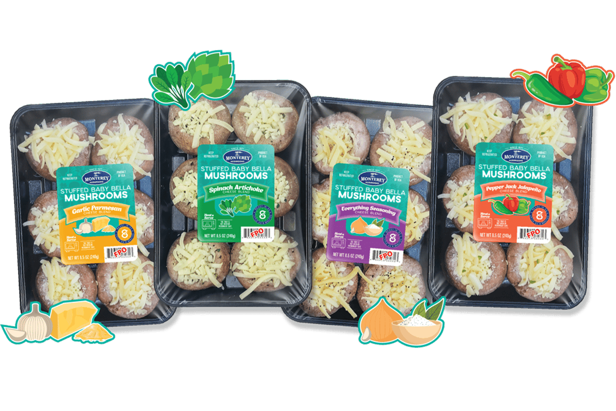 Monterey Mushrooms Debuts Stuffed Baby Bellas to Meet Year-Round Demand - Produce Market Guide