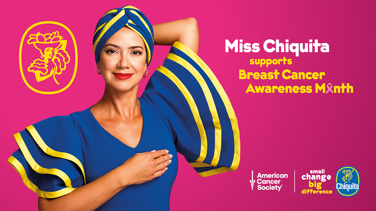 Chiquita Gives Iconic Mascot a Voice in Annual Breast Health Campaign - Produce Market Guide