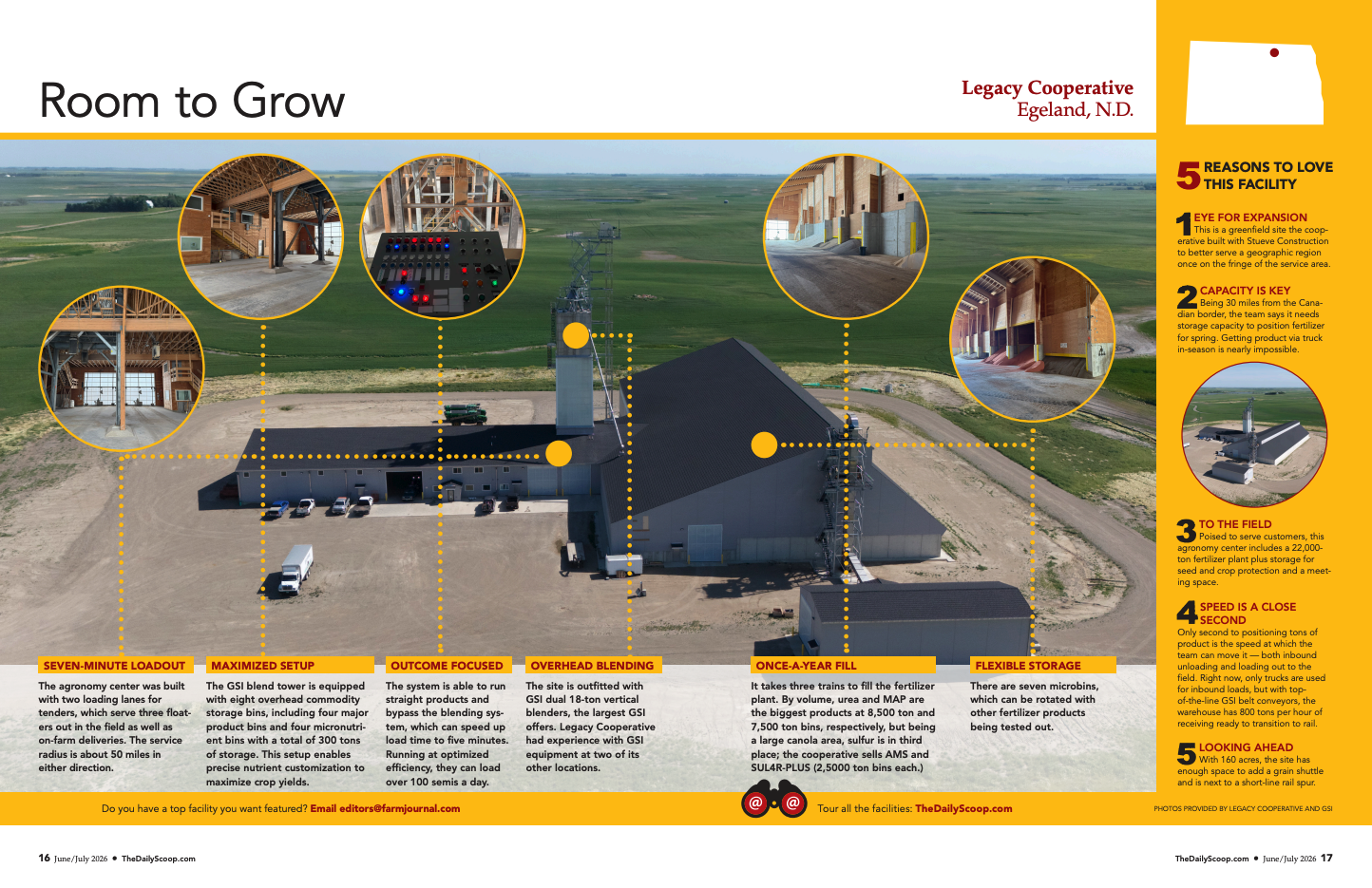 The Scoop June July 2026 Facility Feature Legacy Cooperative, Egeland, N.D.
