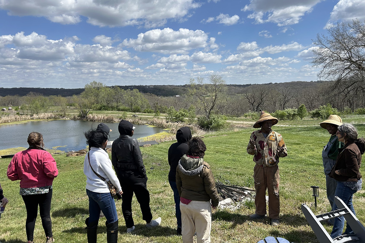 Hands-on experiential learning at Sankara Farm.