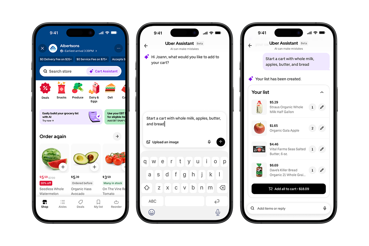 Uber Eats Taps Agentic AI to Automate Fresh Produce Shopping - Produce Market Guide