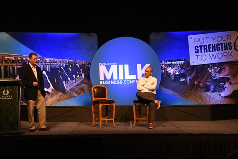 Talking about labor at Milk Business Conference 