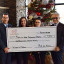 Left to Right (Carlos Visconti, CEO USA and Canada Operations Red Sun Farms; Katherine Melanson, Coordinator Make-A-Wish Southwestern Ontario; Liz Santos, Red Sun Farms; Jim DiMenna, President Red Sun Farms


