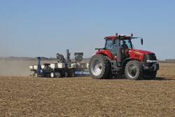 Starter fertilizer applications in spring can help with seed crop emergence and early growth.
