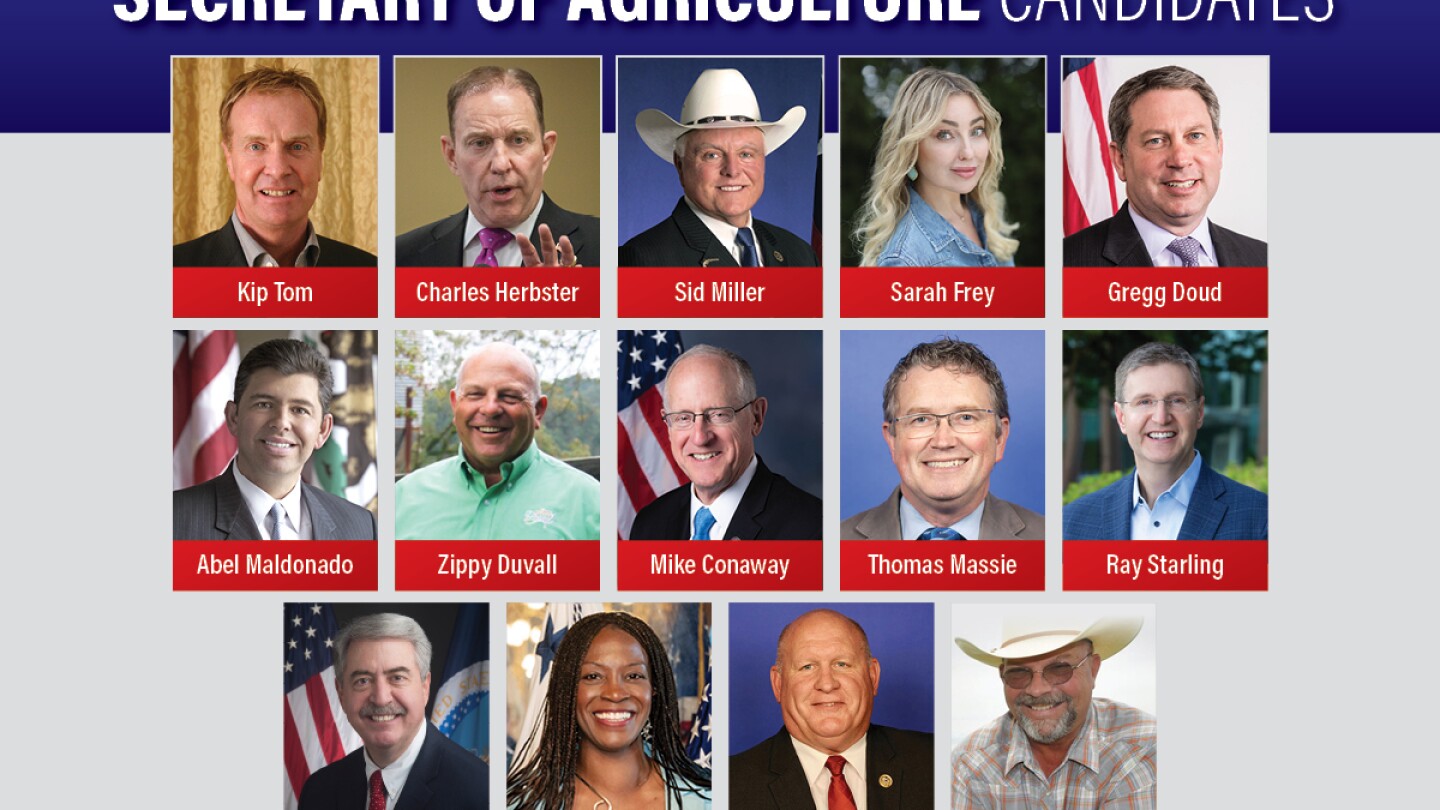 New Names Surface for Trump's Secretary of Ag Pick; Here's the Complete ...
