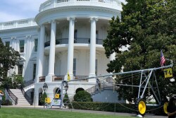 "I’ve seen T-L pivots in just about every situation—in corn fields, vegetable fields, irrigating tree crops, with mountains in the background, in other countries—but seeing one with the White House in the background, well that’s pretty much it, isn’t it,” said Dave Thom, president of T-L Irrigation Co.