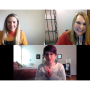 Clockwise from top left: Northeast editor Amy Sowder, retail editor Ashley Nickle, copy editor and designer Amelia Freidline.