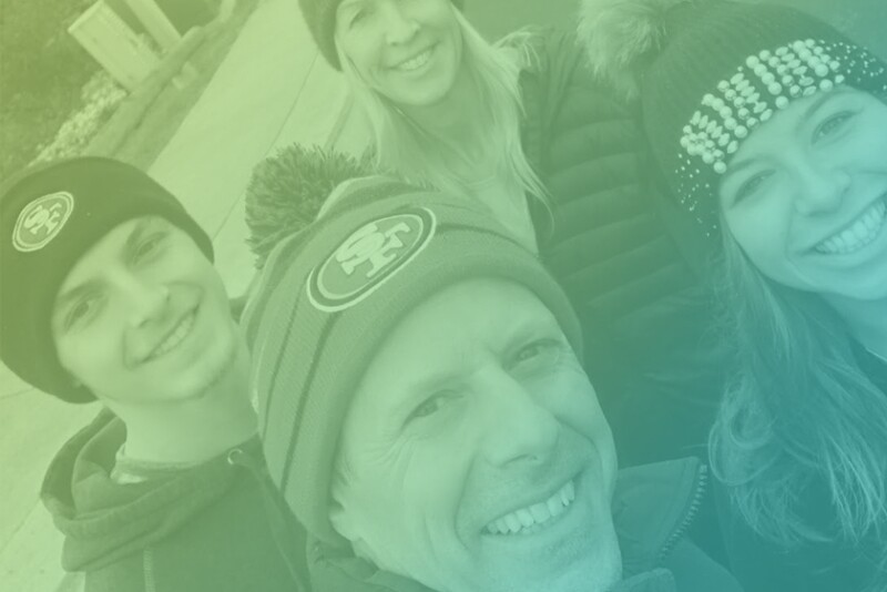 Joe Barsi, president of California Giant Berry Farms, pictured here with his wife and kids, shares his produce roots, his best marketing advice, and the fun story of his pet’s name.