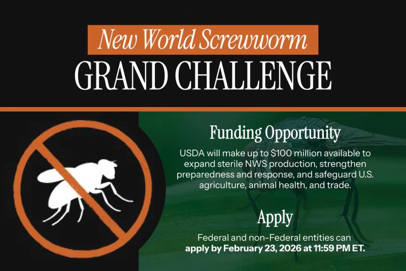 USDA Announces New World Screwworm Grand Challenge