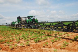 At field speeds up to 12 mph, across its 120’ carbon fiber boom, See & Spray Ultimate senses and measures weed pressures differentiated from crops (currently corn, soybeans and cotton) and then applies targeted applications of post-emergence herbicides. 