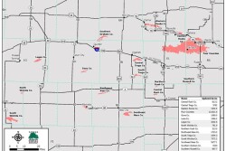 Wildfire map