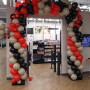 balloons at an entry