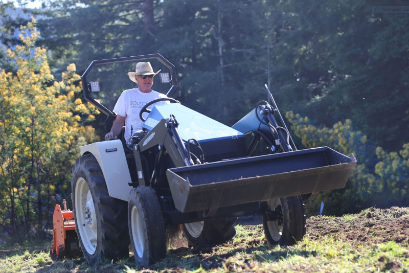 Electric tractors currently available are a fit for small farm operations, vineyards, orchards, equestrian centers and greenhouses.