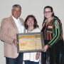 Joe and Marty Bichelmeyer, with Chessie Mitchell