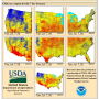 The maps are made using seven-day forecasts based on four weather parameters – temperature, humidity, wind speed and cloud cover. 