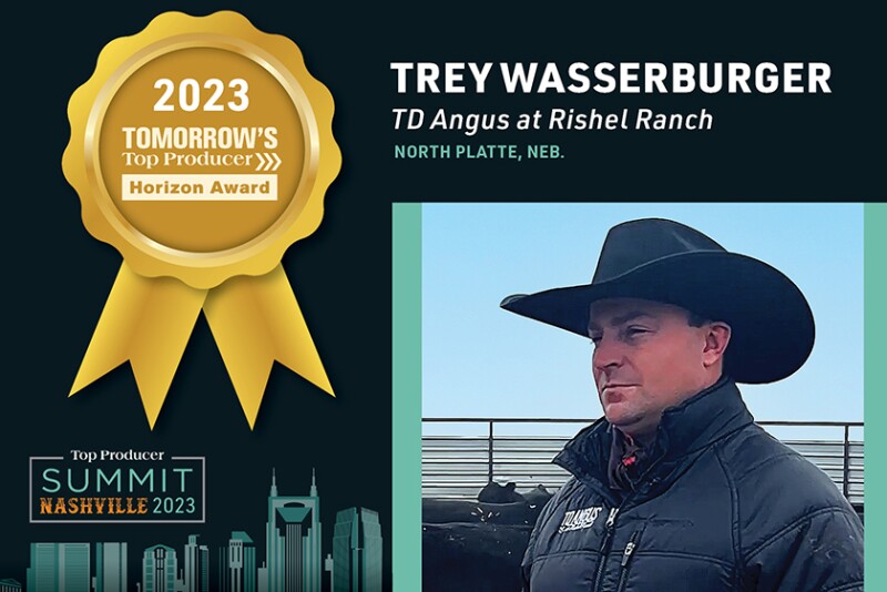 Trey Wasserburger, 2023 Tomorrow’s Top Producer Horizon Award winner