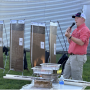 Indiana farmer Aaron Krueger told the almost 80 people in attendance that his soil health and organic material has grown as his cover crop diversity has grown