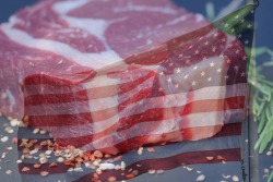 Steak with U.S. Flag