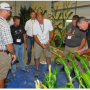 Farmers get hands-on information, both in the field and in the classroom.