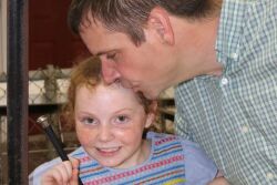 Chad Carr and daughter
