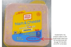 Ham and Cheese Loaf Recall