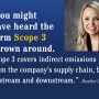•	Scope 3 covers indirect emissions from the company’s supply chain, both upstream and downstream.  