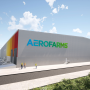 Artistic rendering of future AeroFarms AgX in Abu Dhabi, United Arab Emirates.
