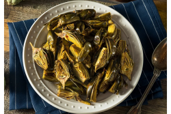  Tuscan Style Braised Baby Artichokes