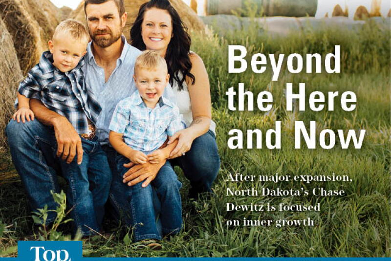 North Dakota’s Chase Dewitz is the winner of the 2020 award, which recognizes an outstanding farmer 35 and under and is sponsored by Pioneer.