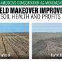 Reduced tillage and no till adoption reduce soil erosion, increase soil biological activity and increase soil organic matter.
