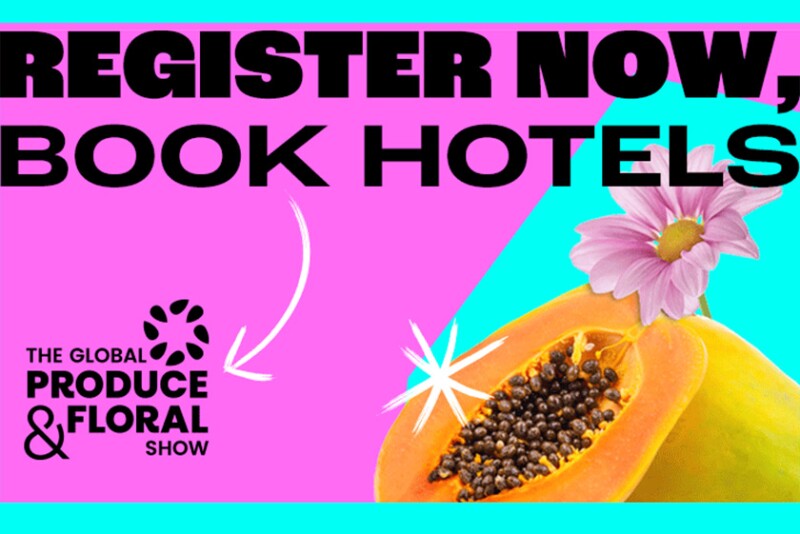 Global Produce & Floral Show registration graphic