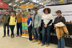 FARMS program alumni meet with Farm Credit staff at 2023 World Ag Expo
