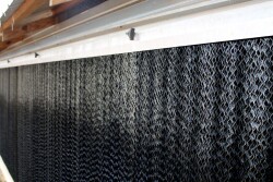 Evaporative cooling system.