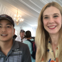 Justin Chang and The Packer's Northeast editor, Amy Sowder, attend Eastern Produce Council's 44th annual golf tournament at Royce Brook Golf Club in Hillsborough, N.J., June 1.