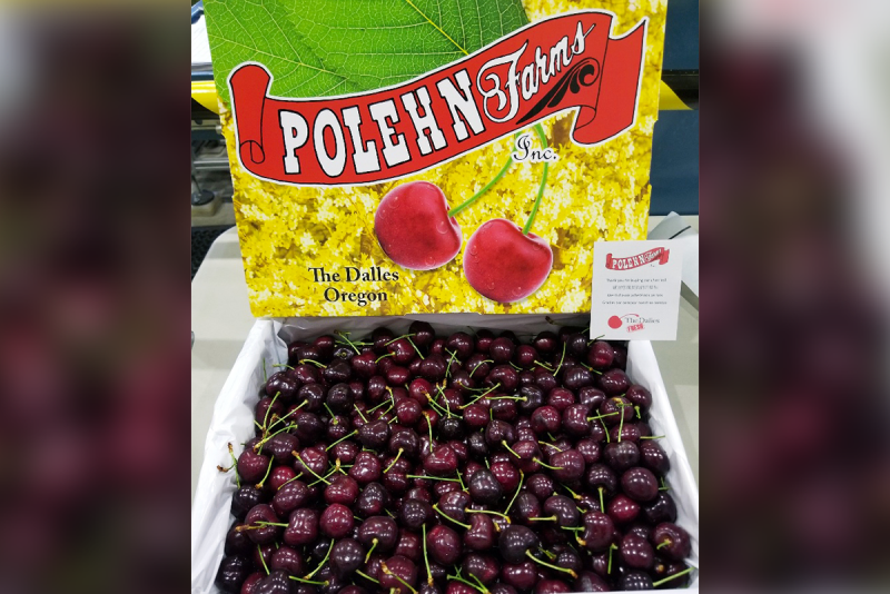 Polehn Farms cherry display