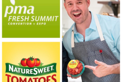 TV food and lifestyle expert Chadwick Boyd will be doing a cooking demonstration with NatureSweet tomatoes at PMA Fresh Summit .