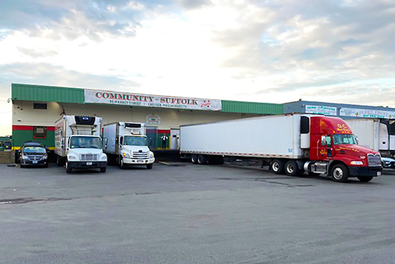 Truck loading at Community-Suffolk Inc.