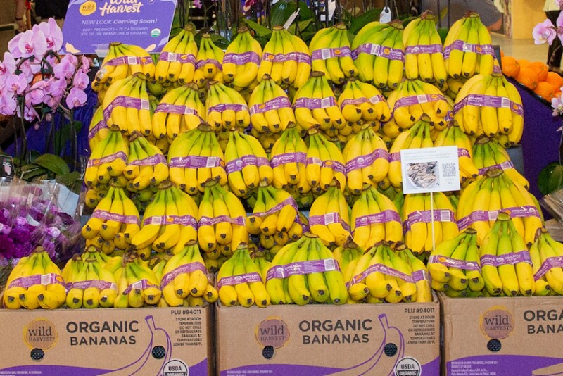 stacks of bananas