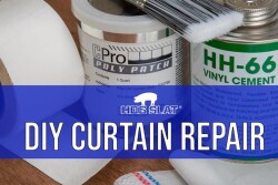 DIY Curtain Repair 