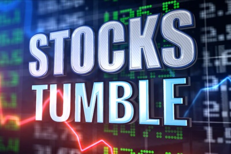 Stocks fall Monday