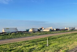 BNSF confirmed 17 rail cars derailed Wednesday outside Hereford, Texas. No injuries were reported. The cause is still under investigation.