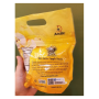 Arctic apple packaging includes a QR code link to a website describing how the apple was developed.