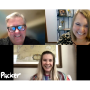 Clockwise from top left: Tom Karst, Ashley Nickle, Amy Sowder