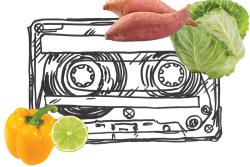 cassette tape and produce