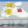 John Payne of hEDGEpoint Global Markets says there's one remaining port in Ukraine currently open, which is Izmail. He says the port is located extremely west, almost in Romania, and while Russia also targeted Izmail over the weekend, but to a lesser degree with grain continuing to move from that location.