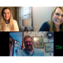 Clockwise from top left: Amy Sowder, Ashley Nickle, Tom Karst