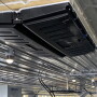 Gravity inlet on ceiling.